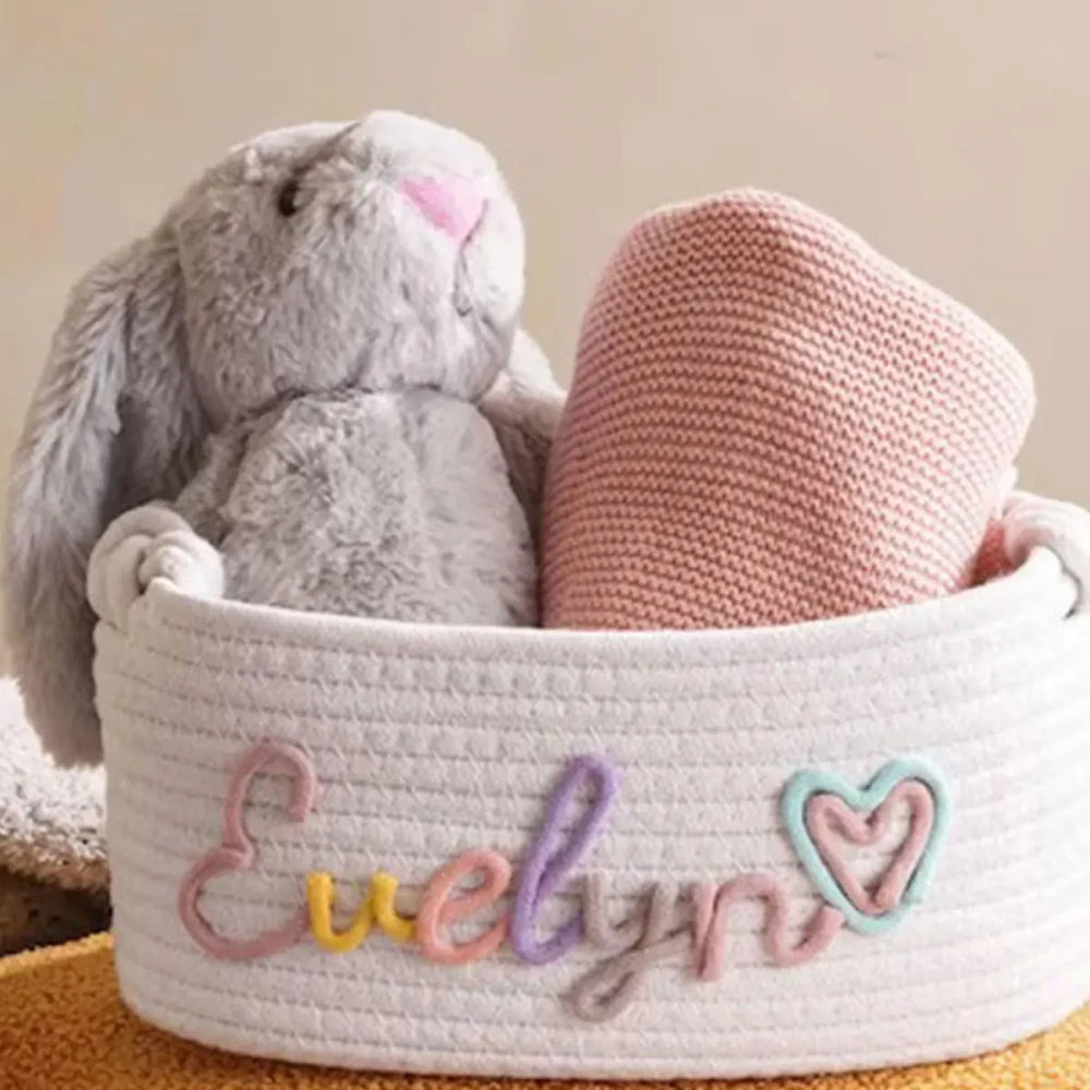 Handmade Cotton Rope Storage Basket