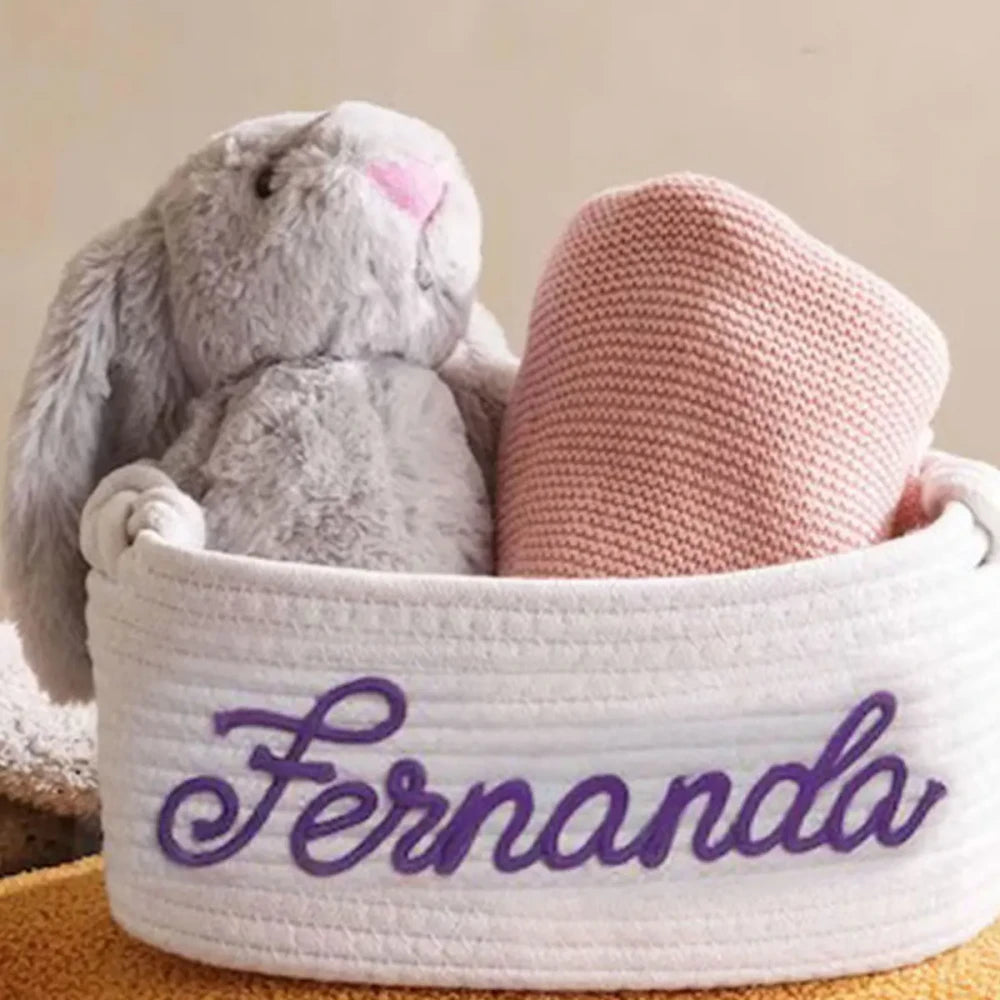 Handmade Cotton Rope Storage Basket