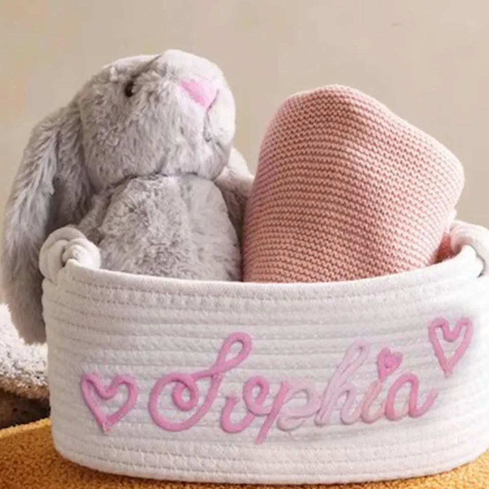 Handmade Cotton Rope Storage Basket