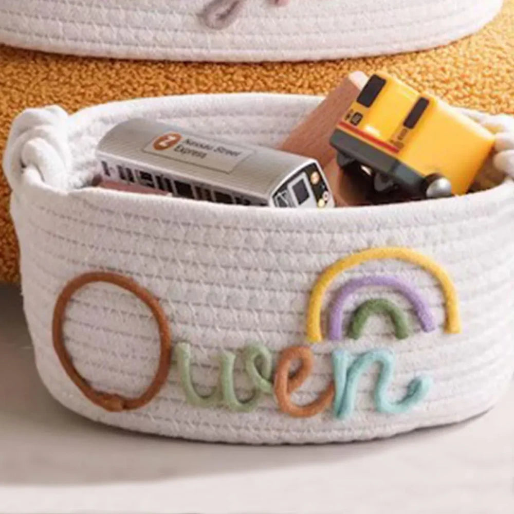 Handmade Cotton Rope Storage Basket