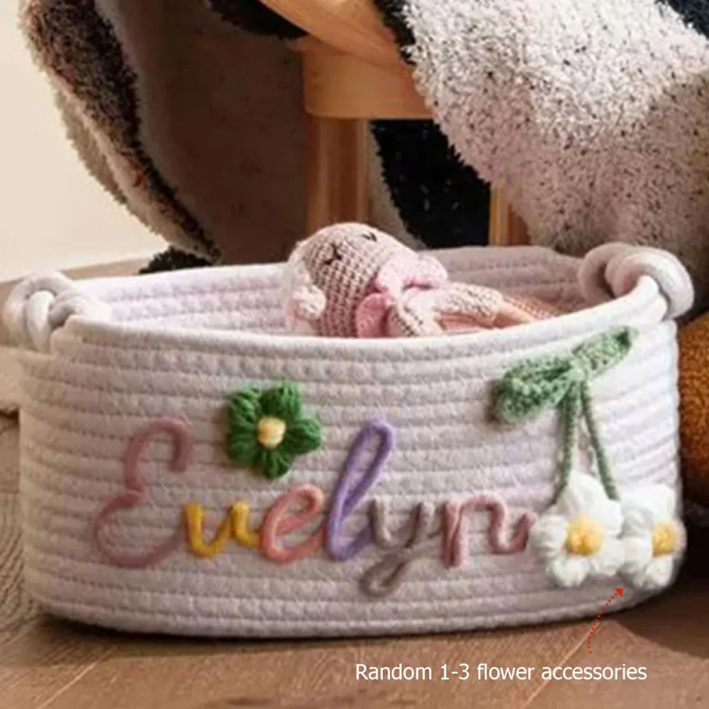 Handmade Cotton Rope Storage Basket