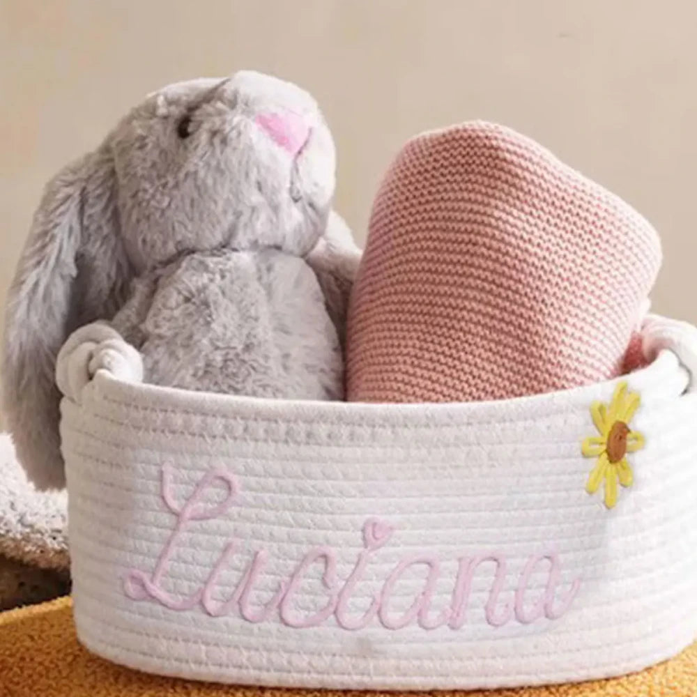Handmade Cotton Rope Storage Basket